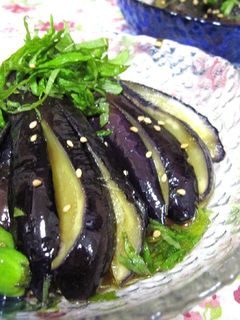 大葉・酢・生姜でさっぱり☆ナスの揚げ浸し-レシピのメイン写真