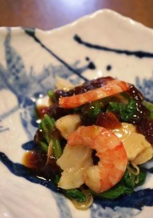 アイスプラントと魚介のポン酢ジュレ-レシピのメイン写真