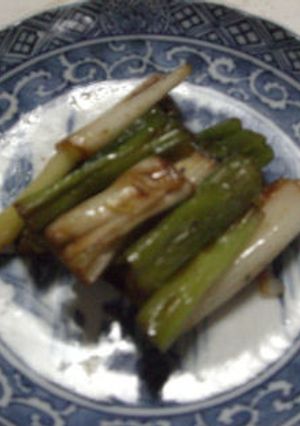 鼻粘膜を強くする長ネギのゴマ油炒め-レシピのメイン写真