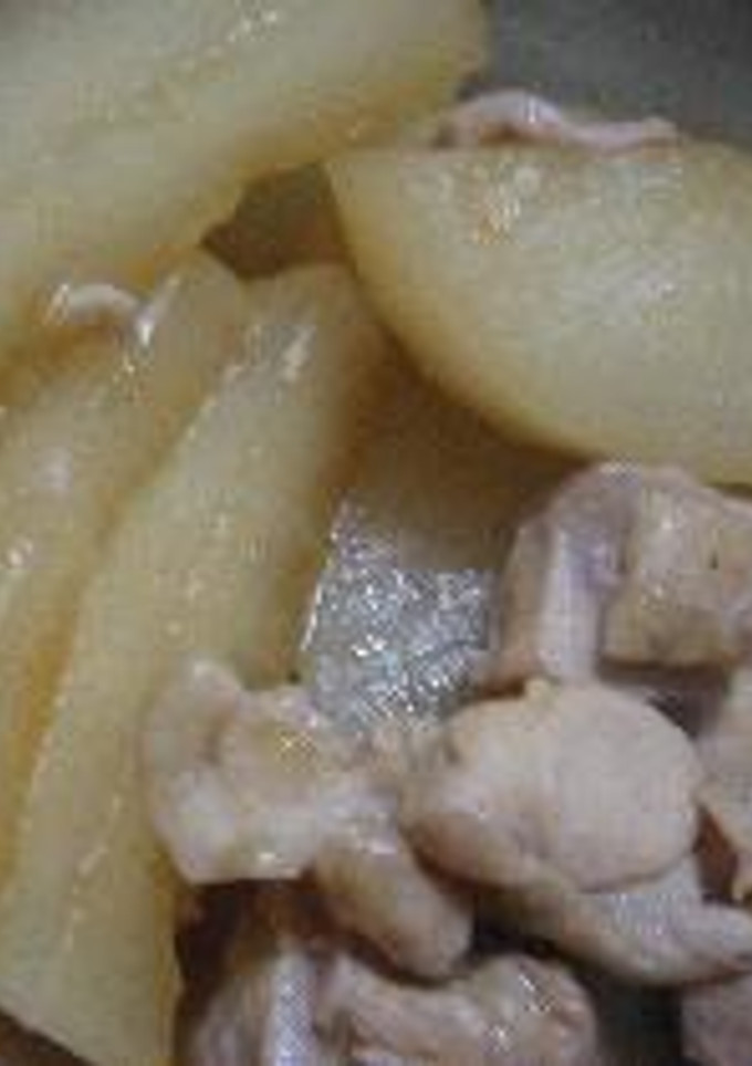 大根と鶏肉のかあさん煮♪-レシピのメイン写真