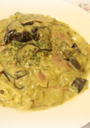 カレークリームパスタ-レシピのメイン写真