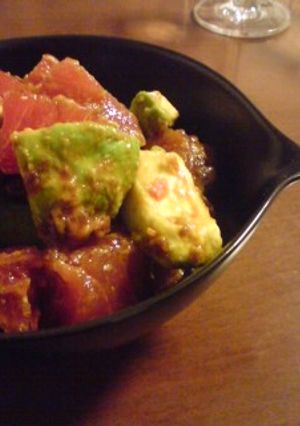 食べるラー油で！アボカド＆マグロ-レシピのメイン写真