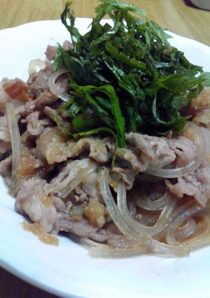 豚肉とマロニーのみぞれ煮-レシピのメイン写真