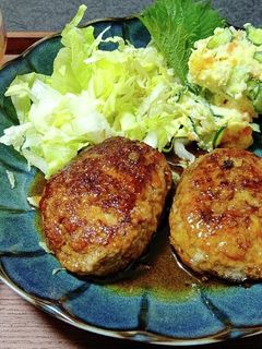 すき焼きのタレで☆照り焼きおからバーグ-レシピのメイン写真
