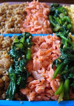 お弁当にぴったり～４色丼-レシピのメイン写真