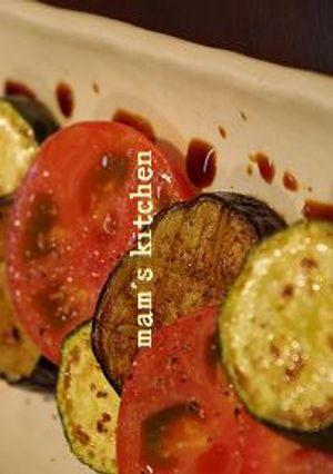 夏野菜グリル～ナス・ズッキーニ・トマト-レシピのメイン写真