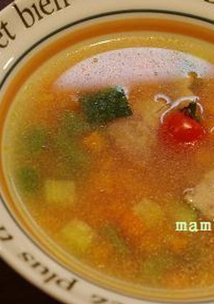 ニンジンdeコンソメスープ-レシピのメイン写真