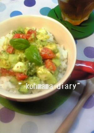 夏野菜deトロピカル丼♪♪-レシピのメイン写真