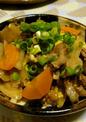 【煮物】牛肉ゴボウ-レシピのメイン写真