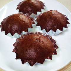 รูปของ チョコバナナ蒸しパン♪