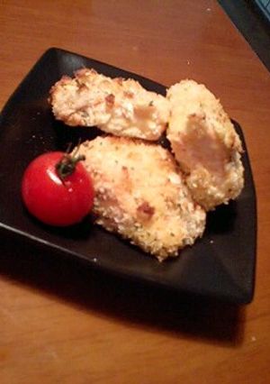 ｻｰﾓﾝのﾁｰｽﾞパン粉焼き-レシピのメイン写真