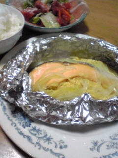 鮭のマヨホイル焼き-レシピのメイン写真