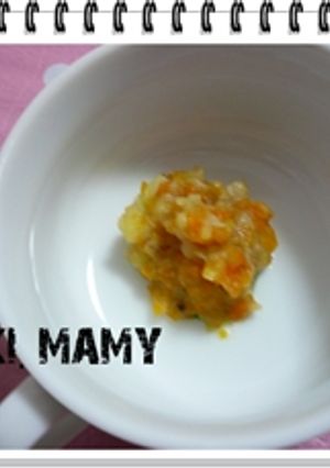 離乳食～中期～　鶏レバーの野菜たっぷり煮-レシピのメイン写真