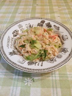 カニカマとレタスのチャーハン-レシピのメイン写真