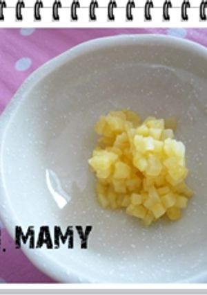 離乳食～中期～　薩摩芋のmixジュース煮-レシピのメイン写真