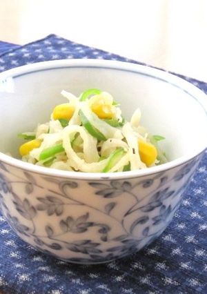 ∮胡椒香るღ切干大根とコーンの炒め煮∮-レシピのメイン写真