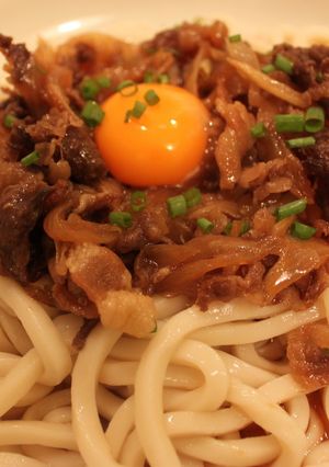 夏の暑い日のランチに！冷やし肉うどん！-レシピのメイン写真