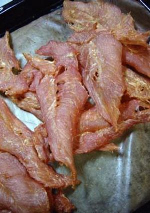 鶏ささみジャーキー-レシピのメイン写真