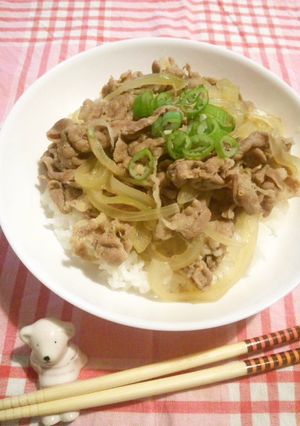 ニンニク豚丼-レシピのメイン写真