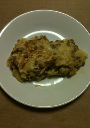 簡単　超美味！！納豆オムレツ-レシピのメイン写真