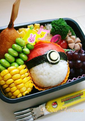 キャラ弁☆モンスターボール（ポケモン）♪-レシピのメイン写真