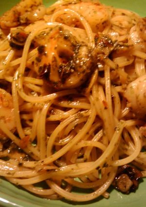 海老のガーリックバター醤油パスタ-レシピのメイン写真