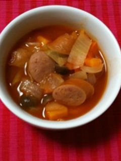 *基本のミネストローネ*-レシピのメイン写真