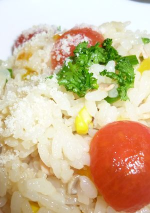 やさしい味の混ぜご飯 朝食にどうぞ。-レシピのメイン写真