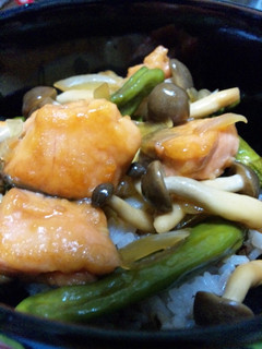 ☆鮭とししとうの簡単のっけ丼☆-レシピのメイン写真