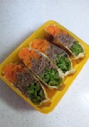 ﾍﾙｼｰで美味しい♪3色巾着ﾊﾞｰｸﾞ♪-レシピのメイン写真