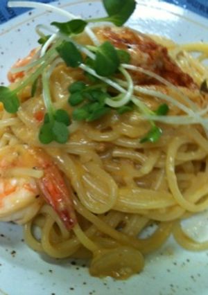 海老のトマトクリームパスタ-レシピのメイン写真