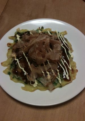 ニラともやしのお好み焼き-レシピのメイン写真