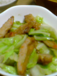 さつまあげとキャベツの味噌しょうが炒め-レシピのメイン写真