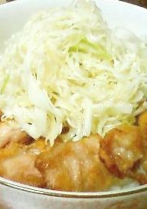 旨塩ダレdeたっぷり野菜の豚タツタ丼-レシピのメイン写真