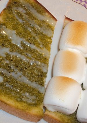 甘くて美味しい③☆抹茶練乳トースト-レシピのメイン写真