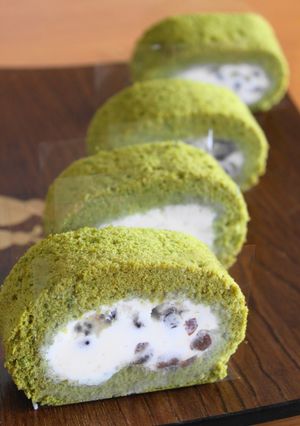 ミルキーな✿抹茶ロールケーキ-レシピのメイン写真