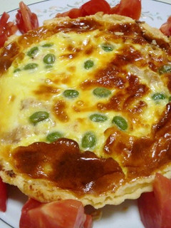 簡単!生地から作る鮭と玉ねぎのキッシュ♪-レシピのメイン写真