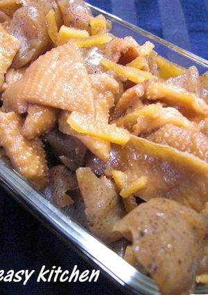 鶏皮とこんにゃくの甘辛煮-レシピのメイン写真