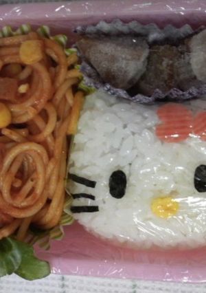 キティちゃん弁当-レシピのメイン写真