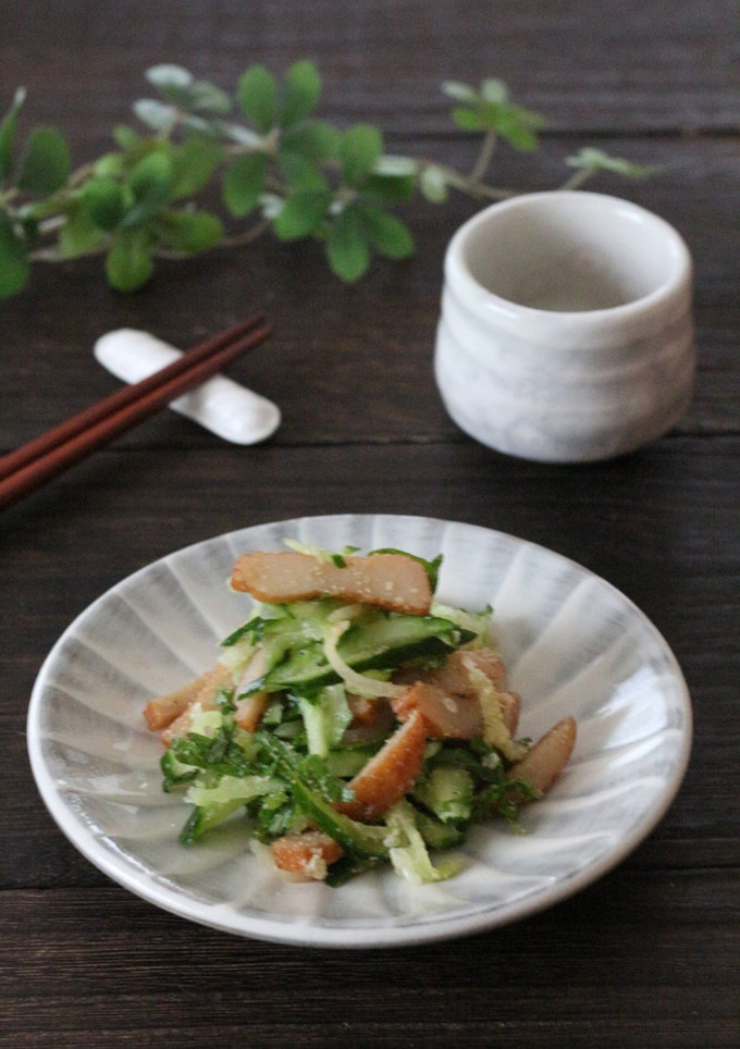 きゅうりとさつま揚げの酢の物-レシピのメイン写真