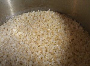 圧力鍋で炊くモチモチ玄米ご飯-レシピのメイン写真