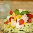 アボカドクリームの冷製パスタ
