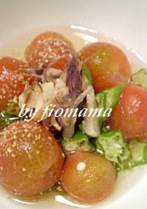 ひやっと冷たい水玉プチトマト♪-レシピのメイン写真