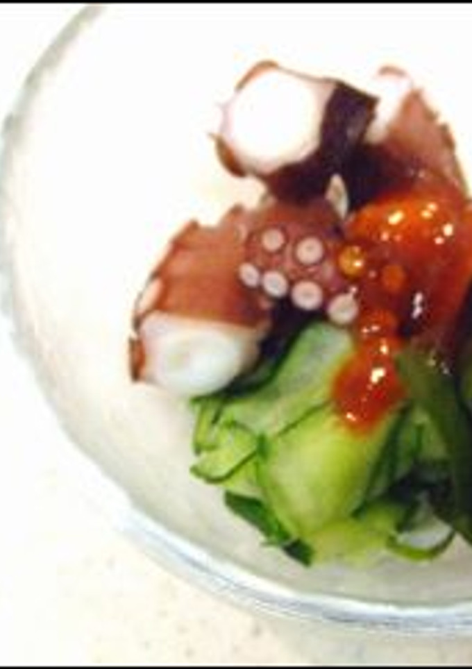 タコときゅうりとワカメのキムチ-レシピのメイン写真