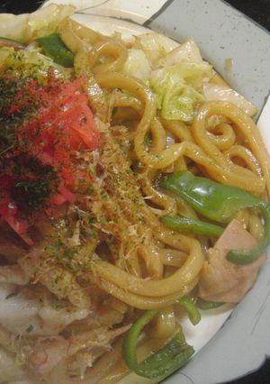 ♡イケル～♪ 焼きそば味の焼きうどん♡　-レシピのメイン写真