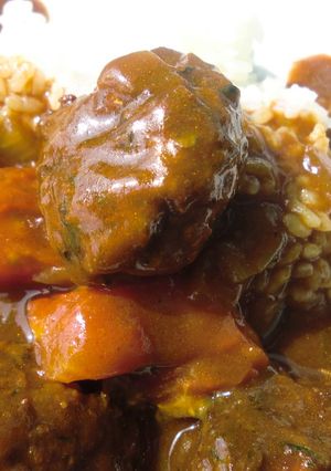 ズッキーニだんごのカレー-レシピのメイン写真