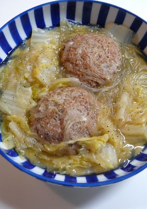中華風肉団子の煮込みスープ-レシピのメイン写真