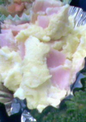 朝食に、お弁当に！らくチ～ン♪ハムエッグ-レシピのメイン写真