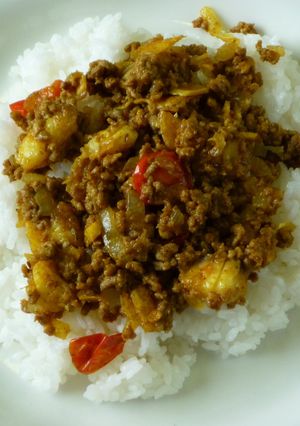 簡単!バナナキーマカレー-レシピのメイン写真