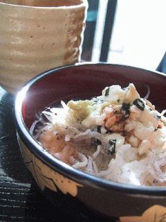 じゃこ豆腐茶漬け。-レシピのメイン写真
